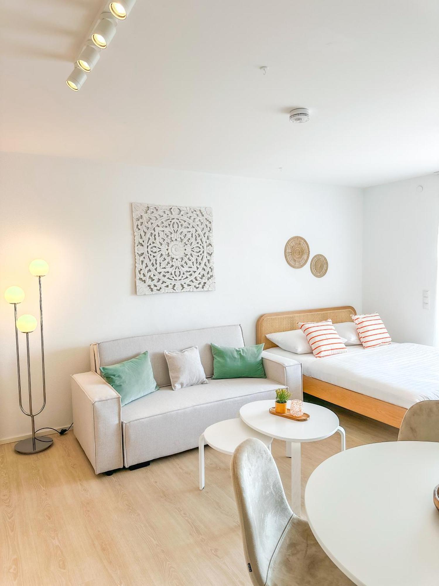 Thesunset Club - Studio II - Kueche - Balkon - Parken Memmingen Kültér fotó